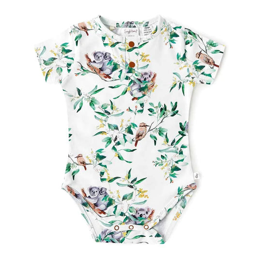 Eucalypt Short Sleeve Organic Bodysuit