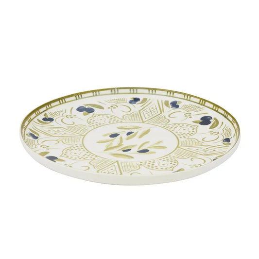 Oamra Ceramic Platter Olive