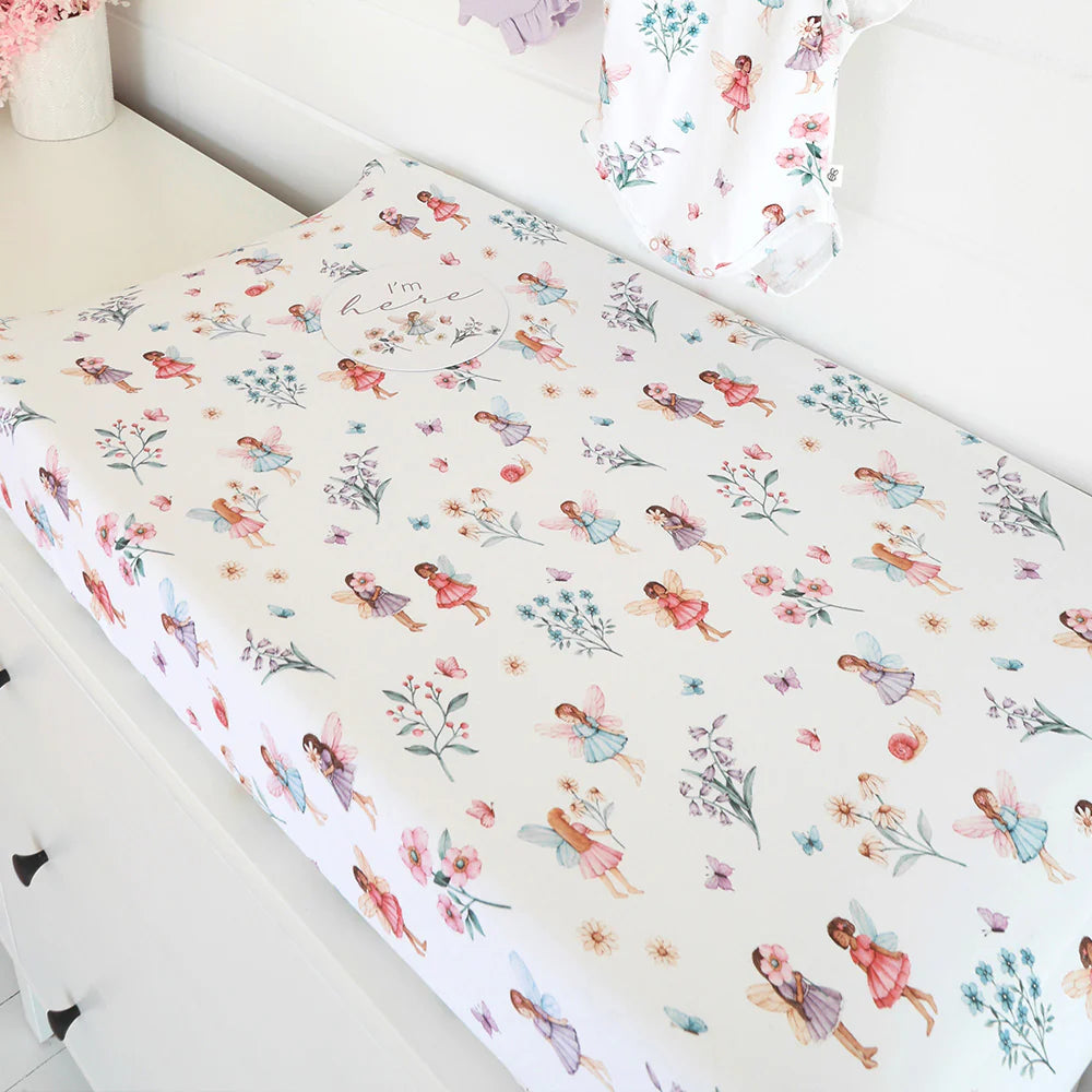 Fairy Garden Bassinet Sheet