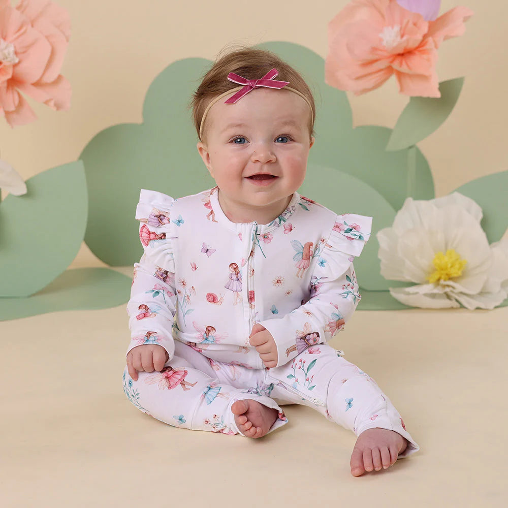 Fairy Garden Snugglesuit Convertible Romper