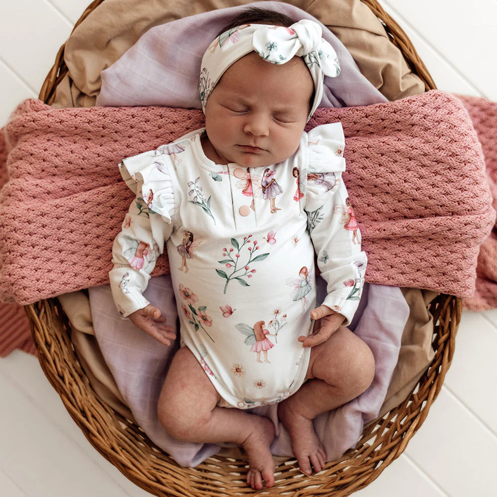 Fairy Garden Long Sleeve Bodysuit