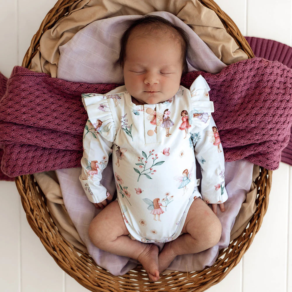 Fairy Garden Long Sleeve Bodysuit