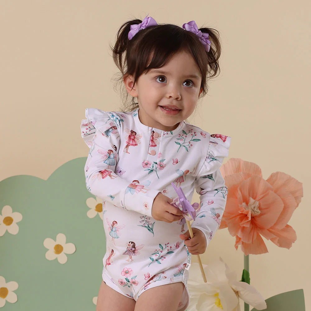 Fairy Garden Long Sleeve Bodysuit