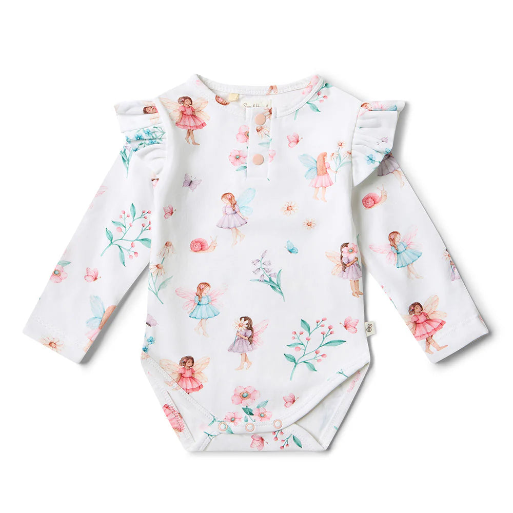 Fairy Garden Long Sleeve Bodysuit