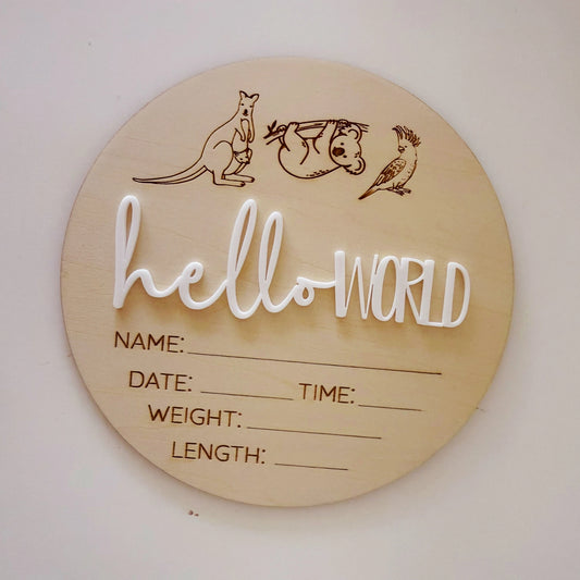 Hello World Australian Animals Disc