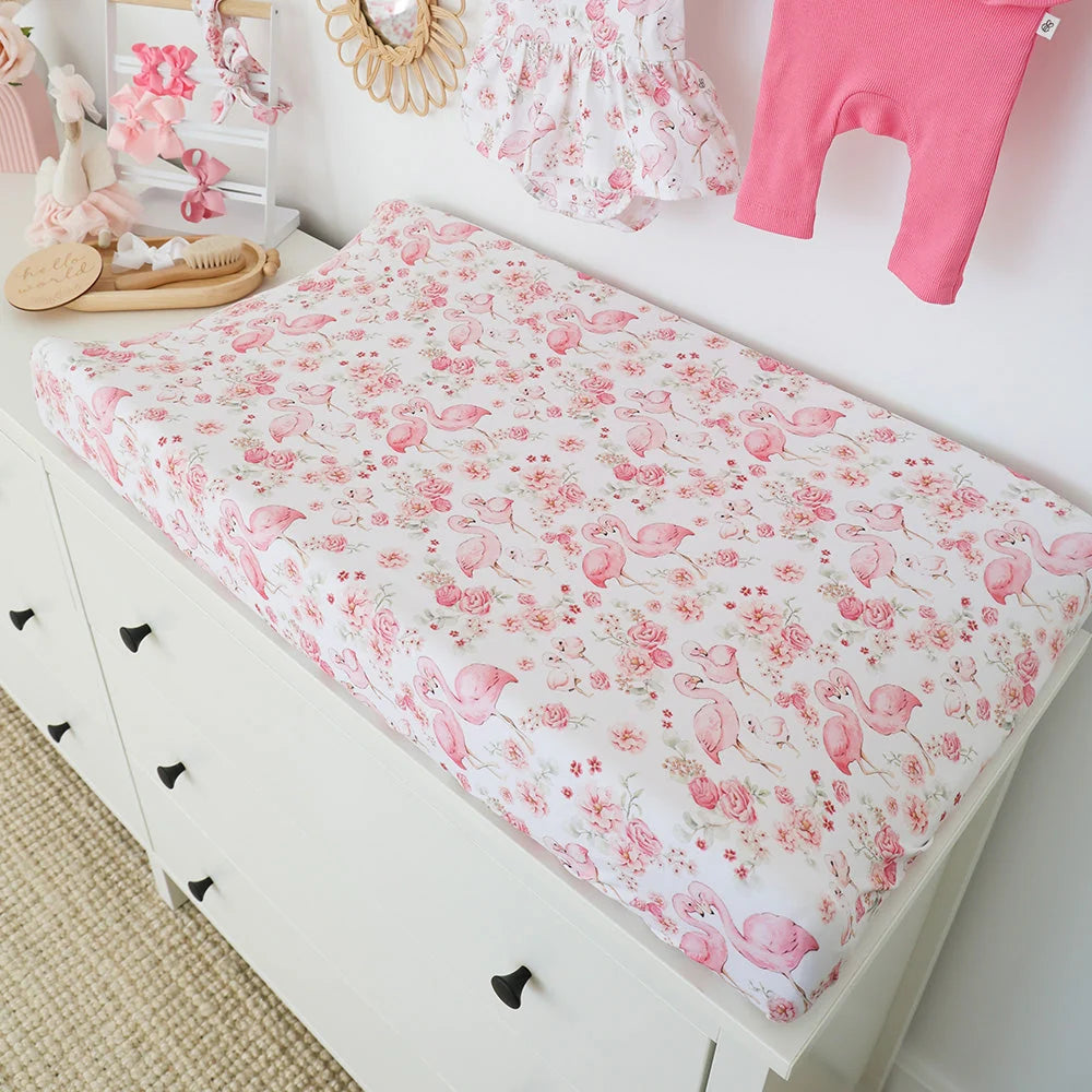 Flamingos Bassinet Sheet