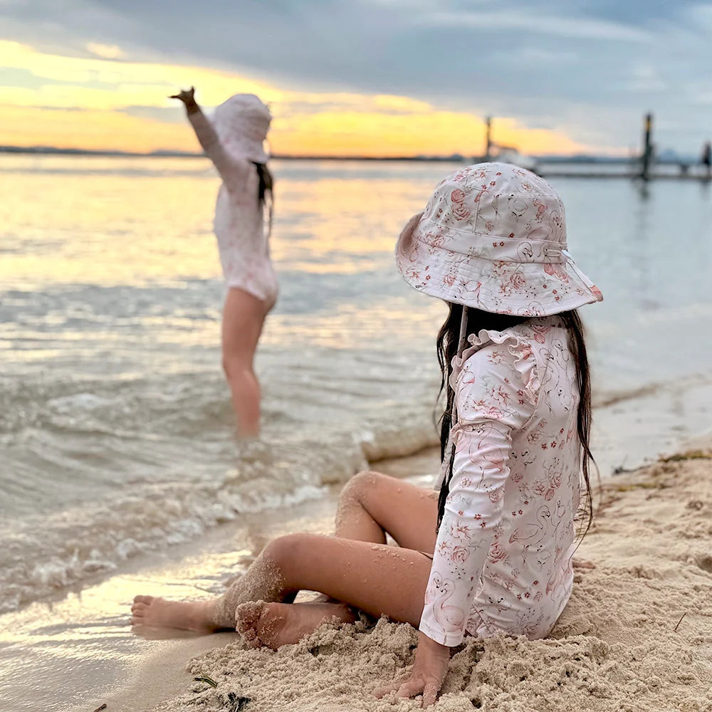 Flamingos Swim Hat