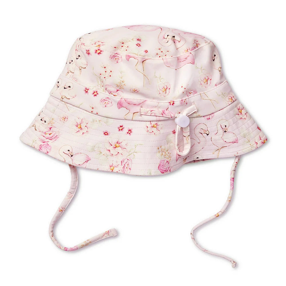 Flamingos Swim Hat