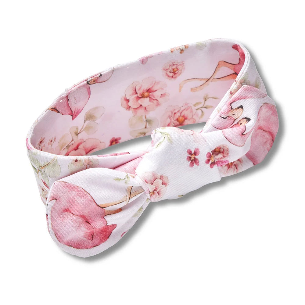 Flamingos Topknot Headband