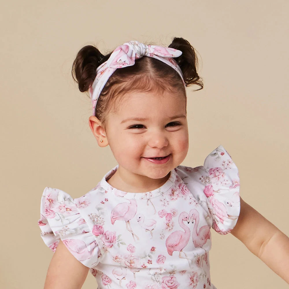 Flamingos Topknot Headband