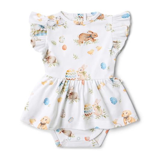 Flopsy Bunnies Short Sleeve Dress