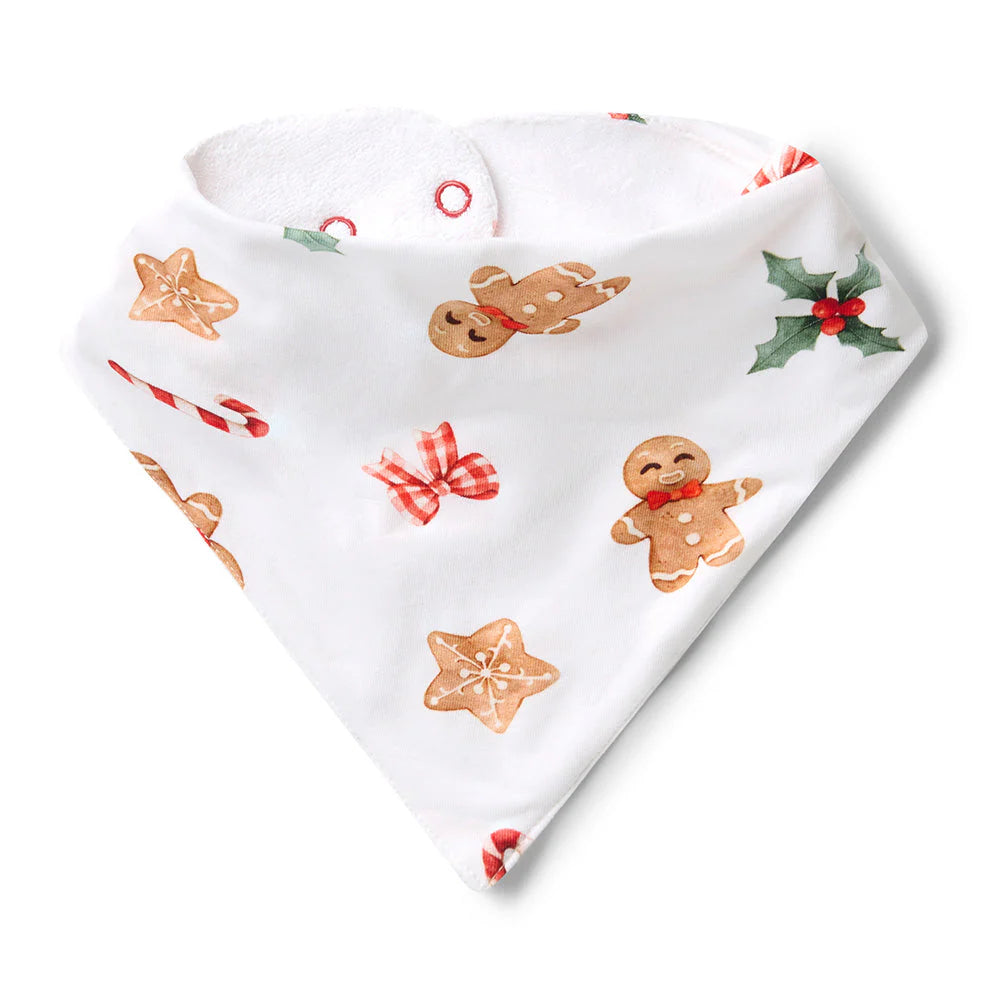 Gingerbread Dribble Bib