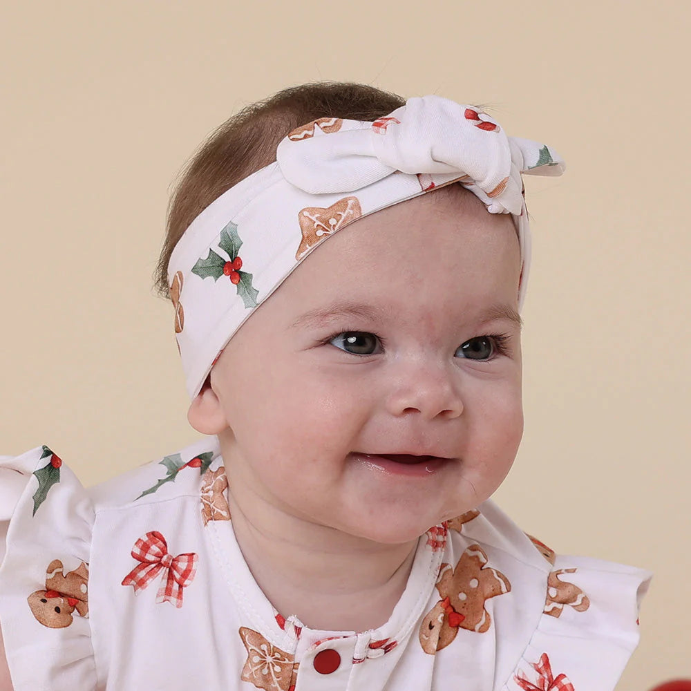 Gingerbread Topknot Headband