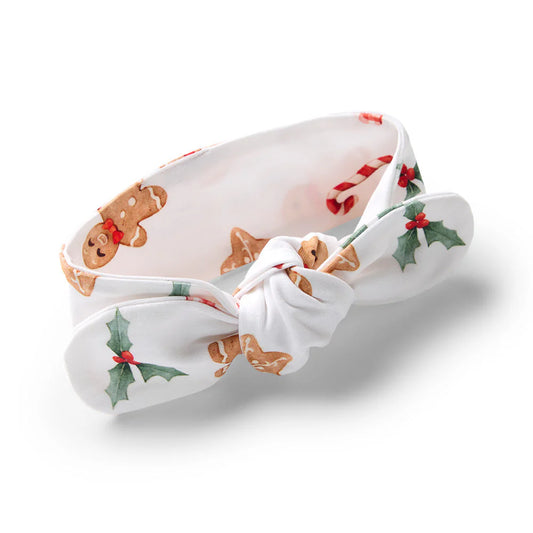 Gingerbread Topknot Headband