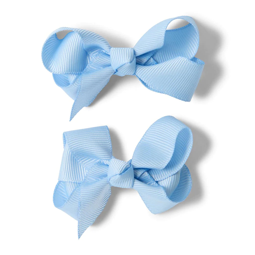 Baby Blue Piggy Tail Hair Clips 2pk