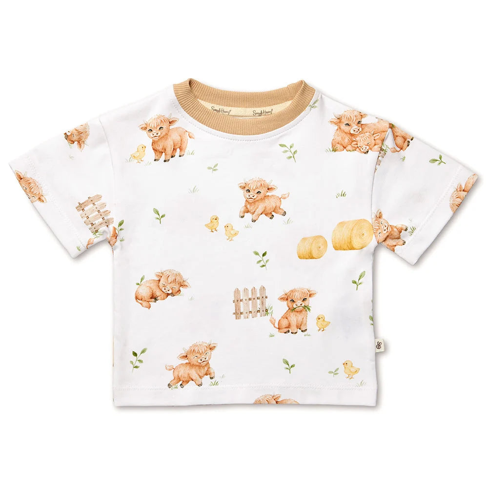 Highland Cows Oversized Tee