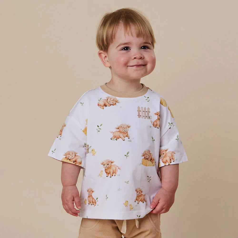 Highland Cows Oversized Tee