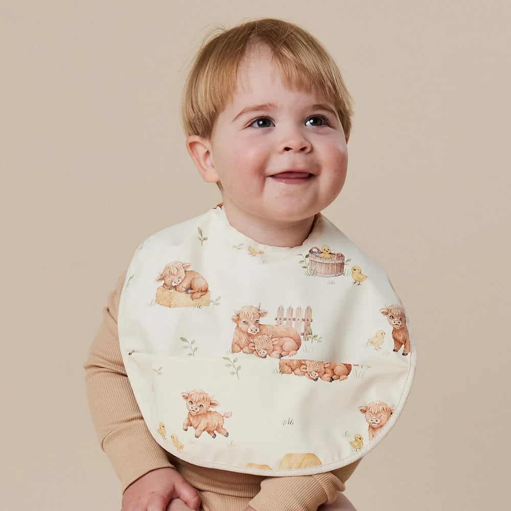 Highland Cows Snuggle Bib