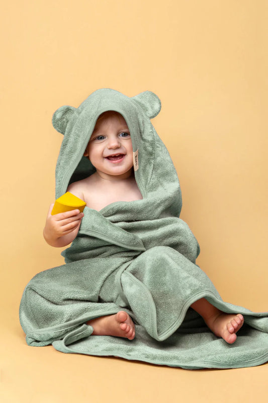 Hooded Towel Sage .