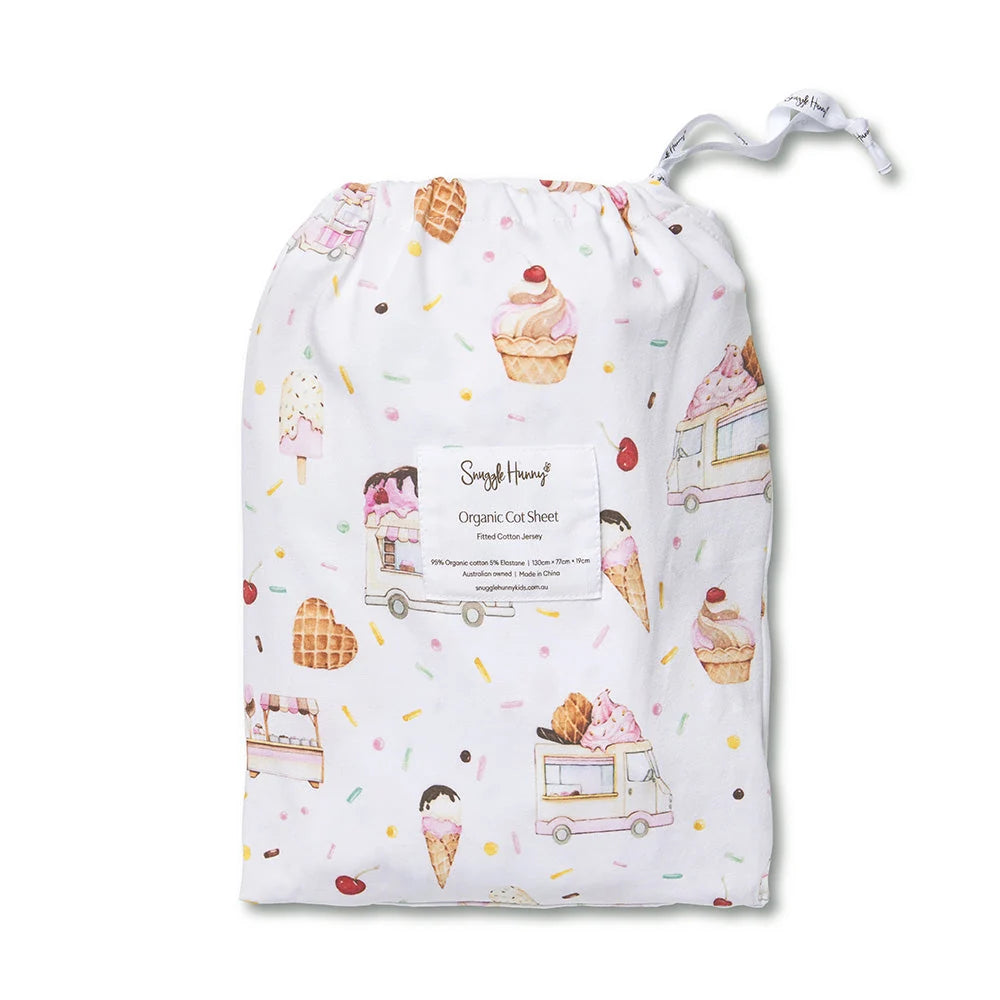 Ice Creams Cot Sheet