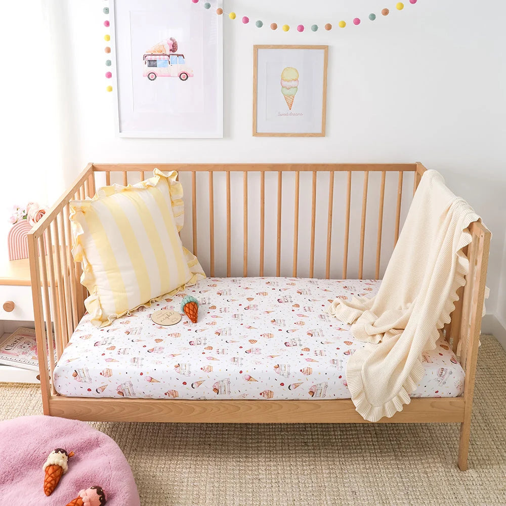 Ice Creams Cot Sheet