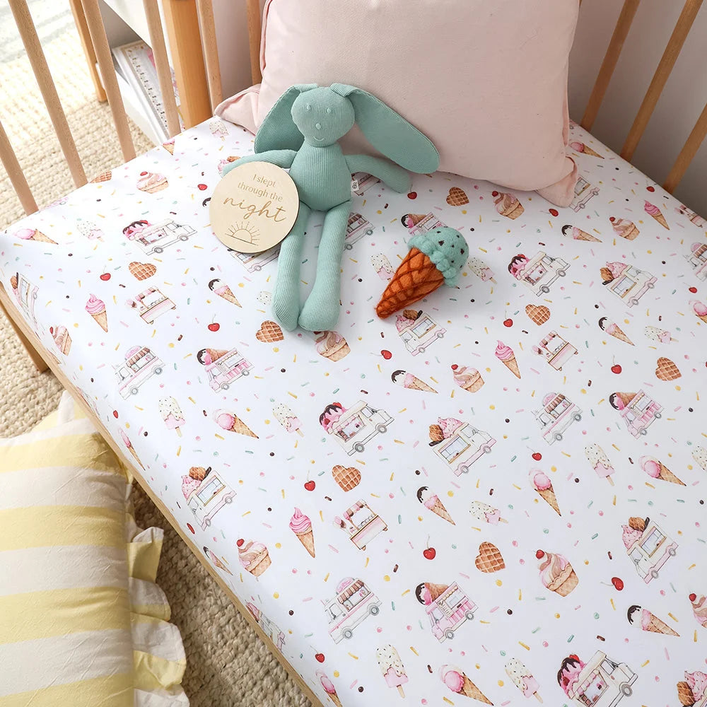 Ice Creams Cot Sheet