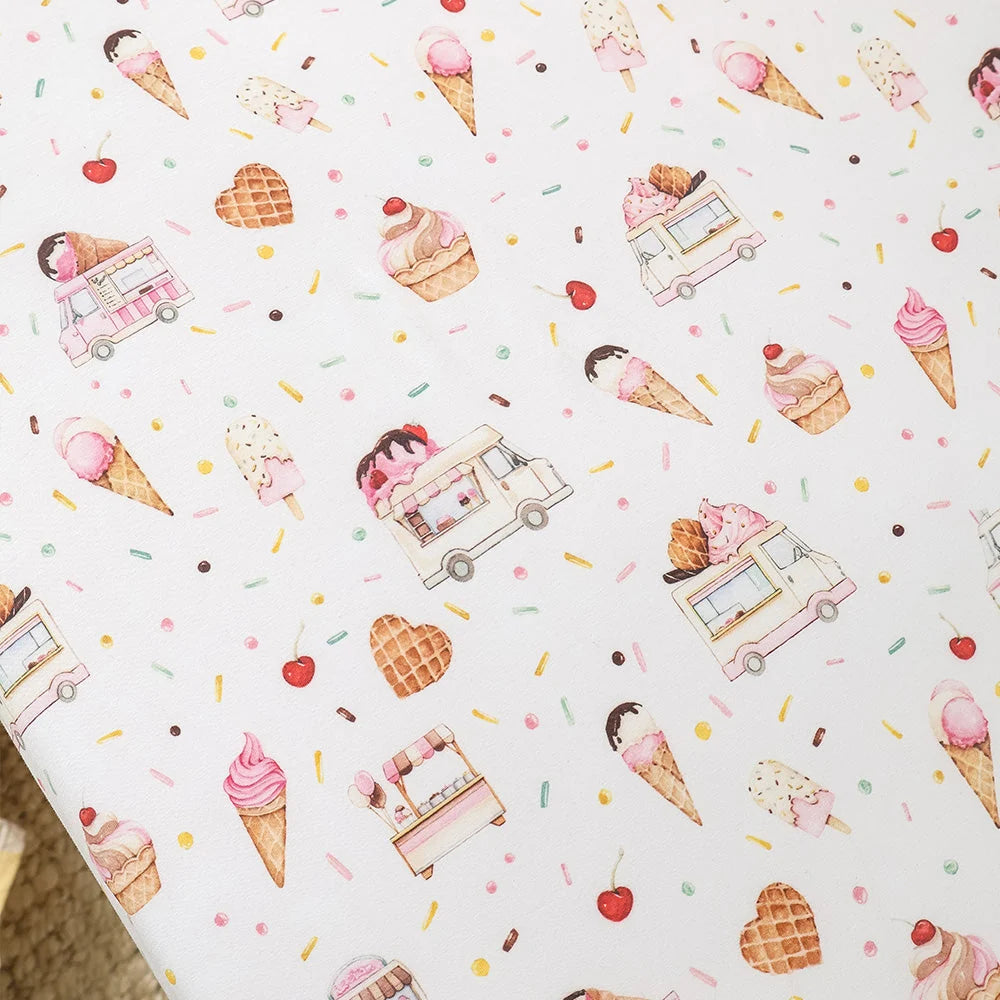 Ice Creams Cot Sheet