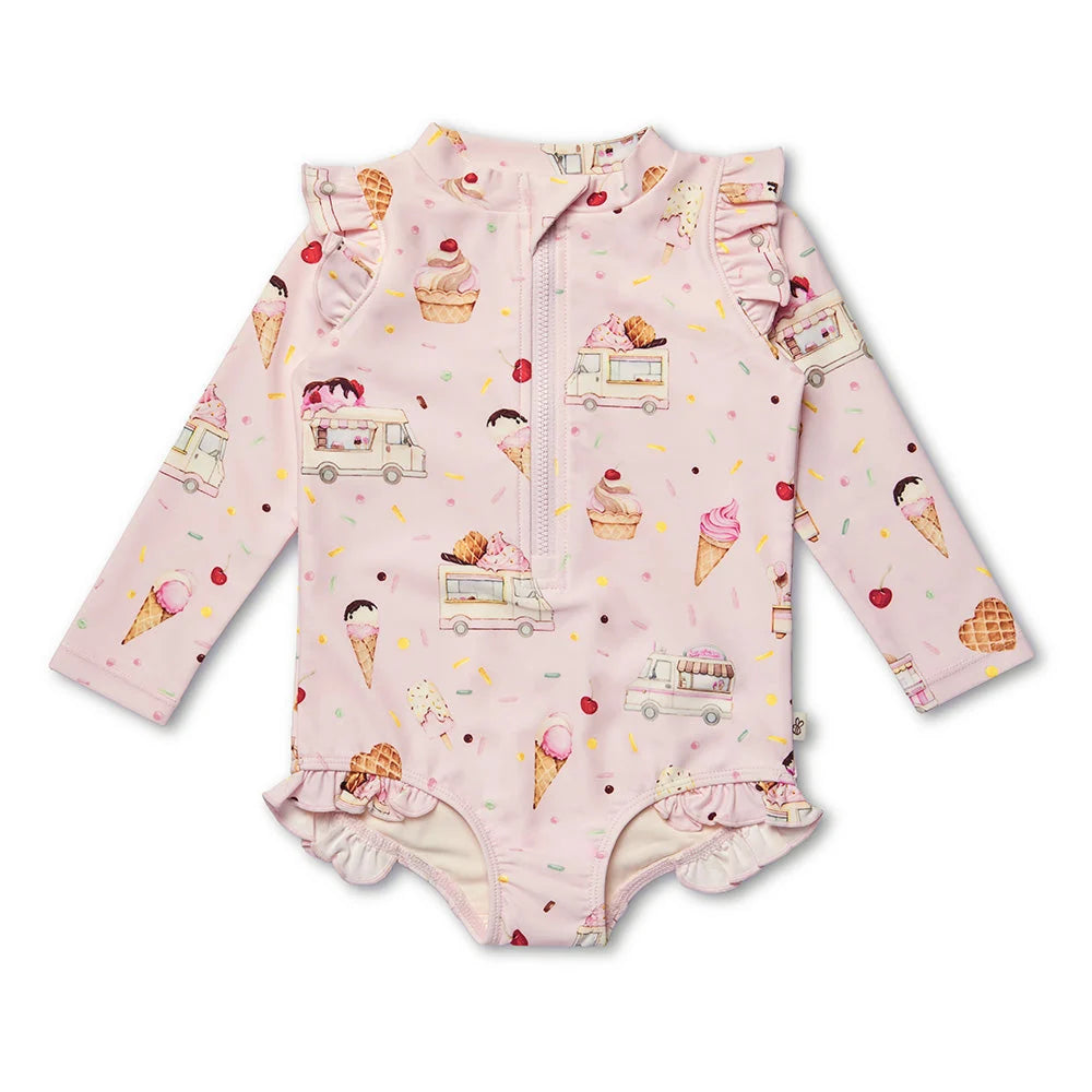 Ice Creams Frill Swimsuit