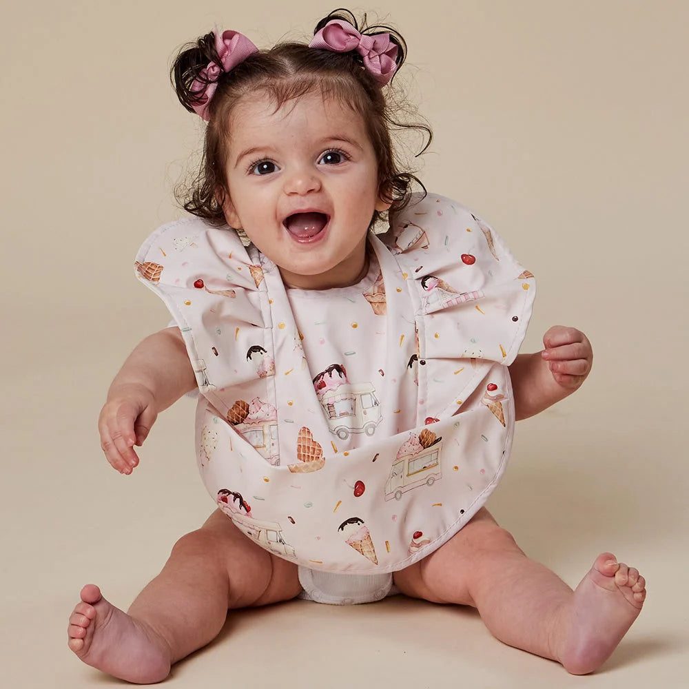 Ice Creams Frill Snuggle Bib