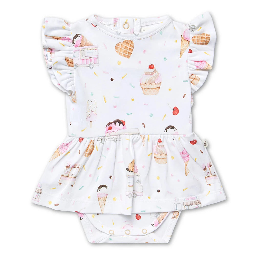 Ice Creams Short Sleeve Dress