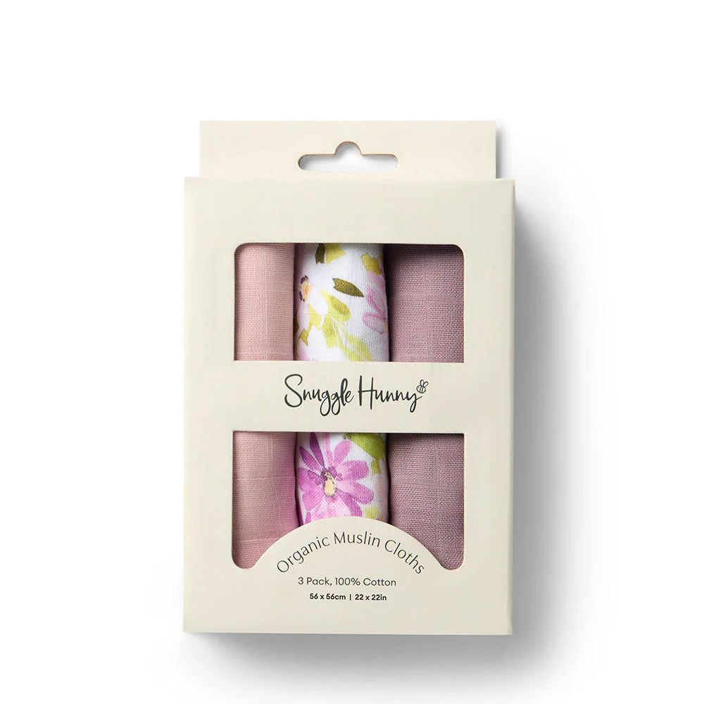 Small Muslin Cloths 3pk Isla