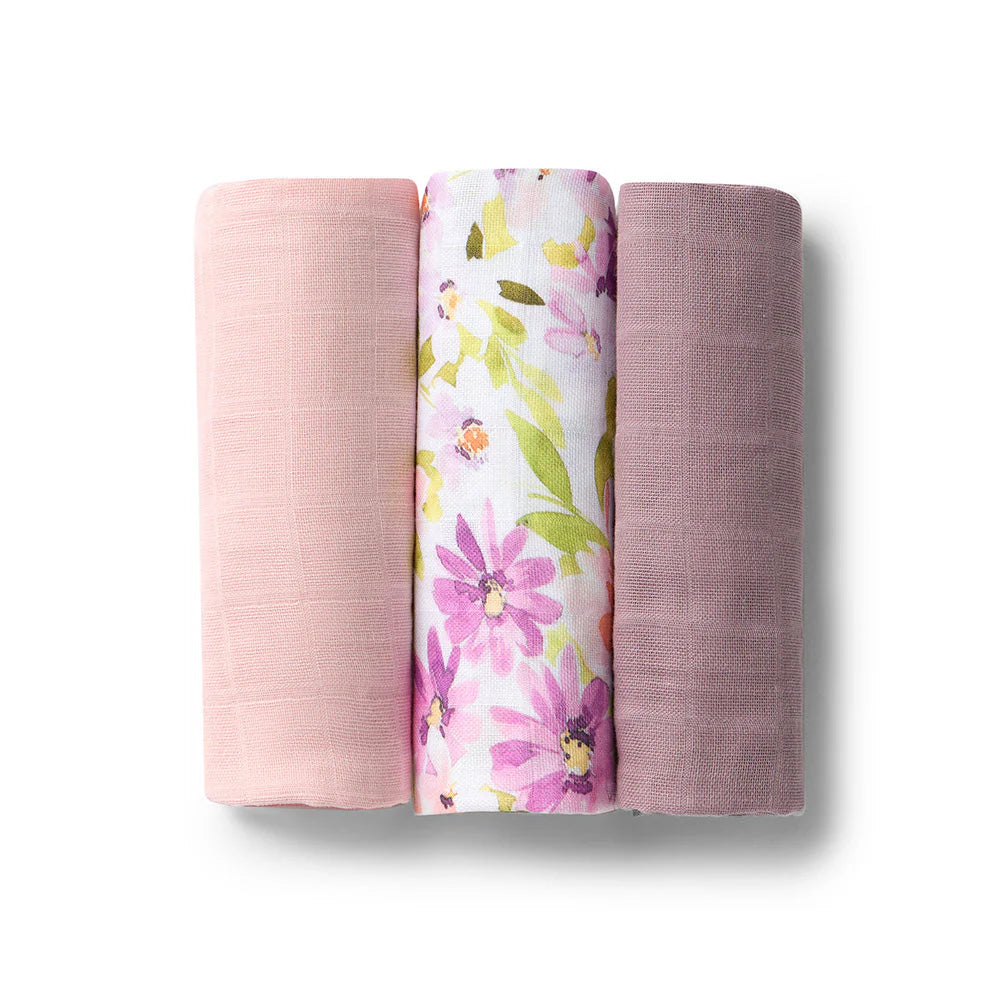 Small Muslin Cloths 3pk Isla