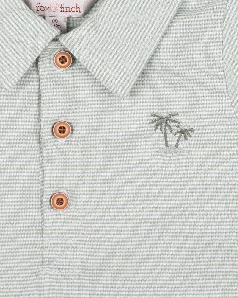 Savanna Palm Polo Tee