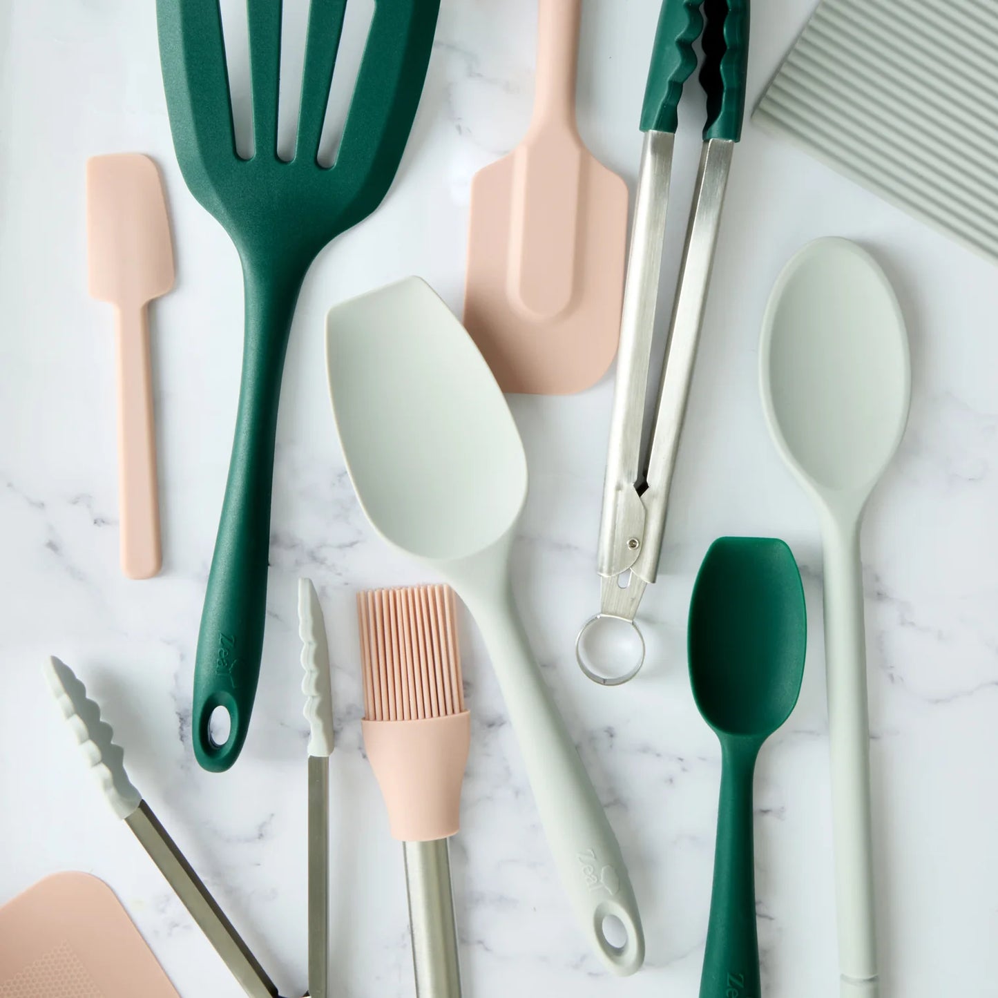 Forest Blush Silicone Slotted Turner
