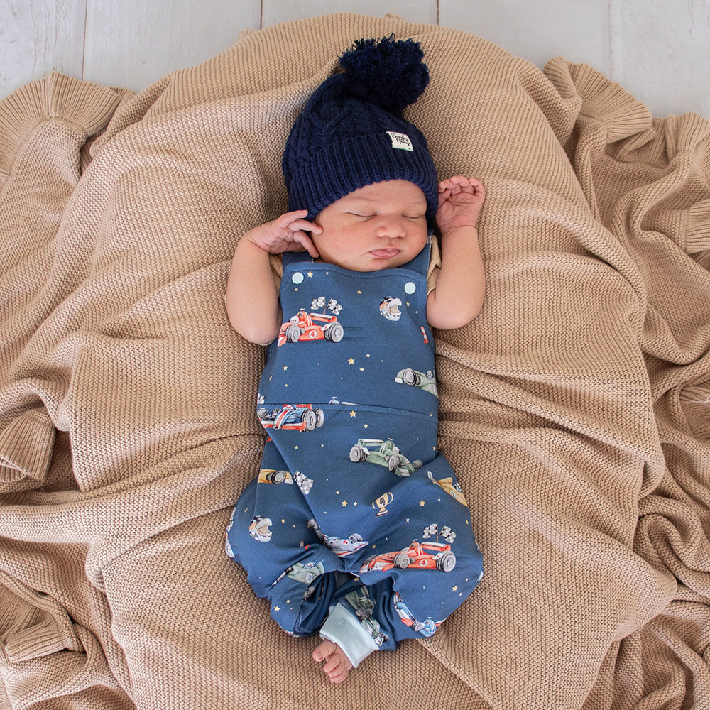 Little Racer Snuggle Overalls