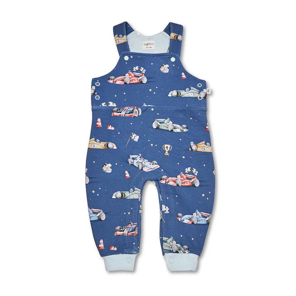 Little Racer Snuggle Overalls