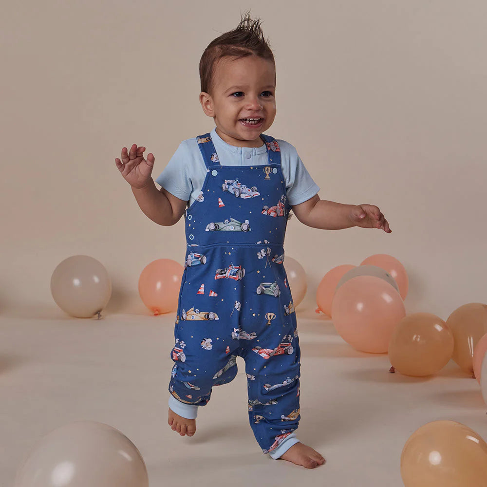 Little Racer Snuggle Overalls