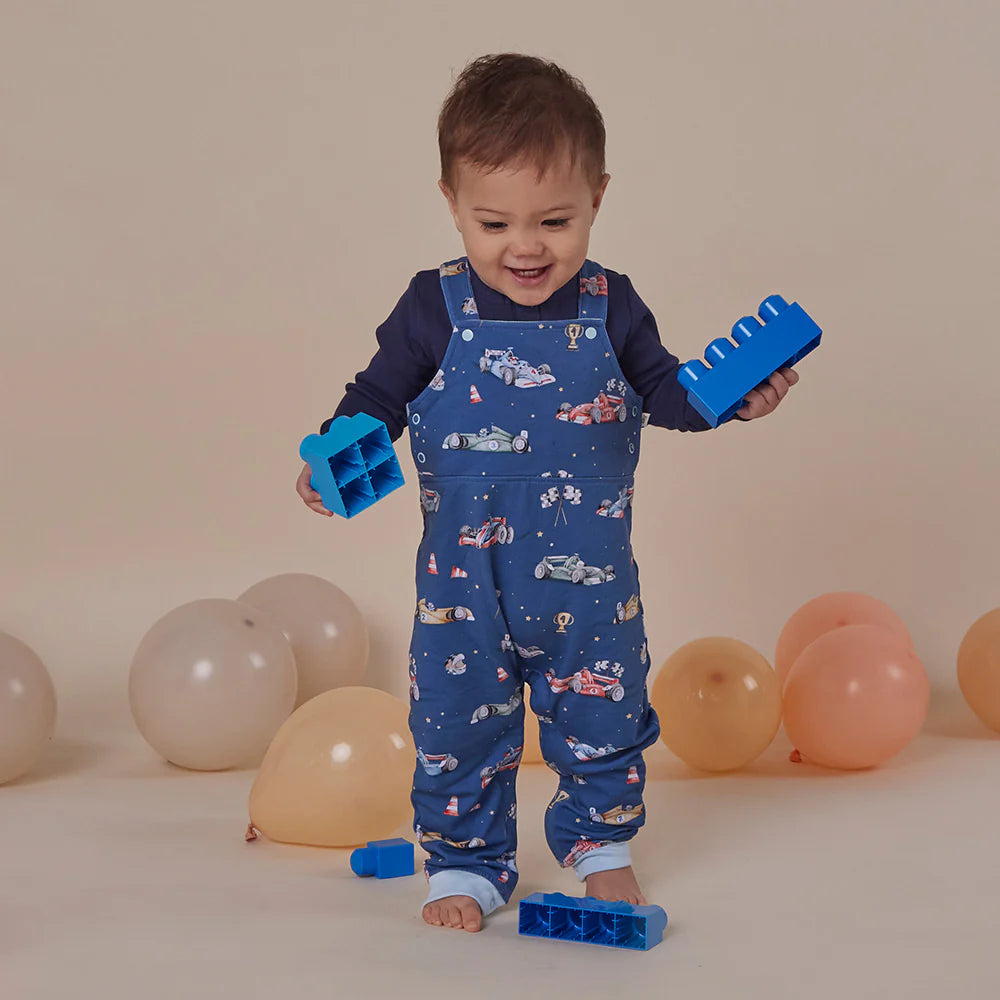 Little Racer Snuggle Overalls