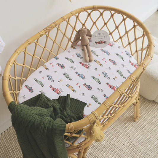 Little Racer Bassinet Sheet