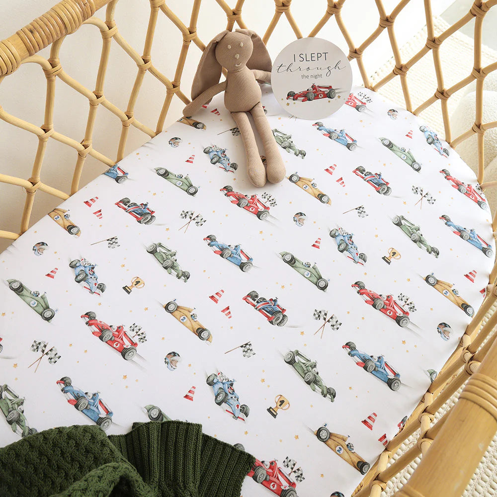 Little Racer Bassinet Sheet
