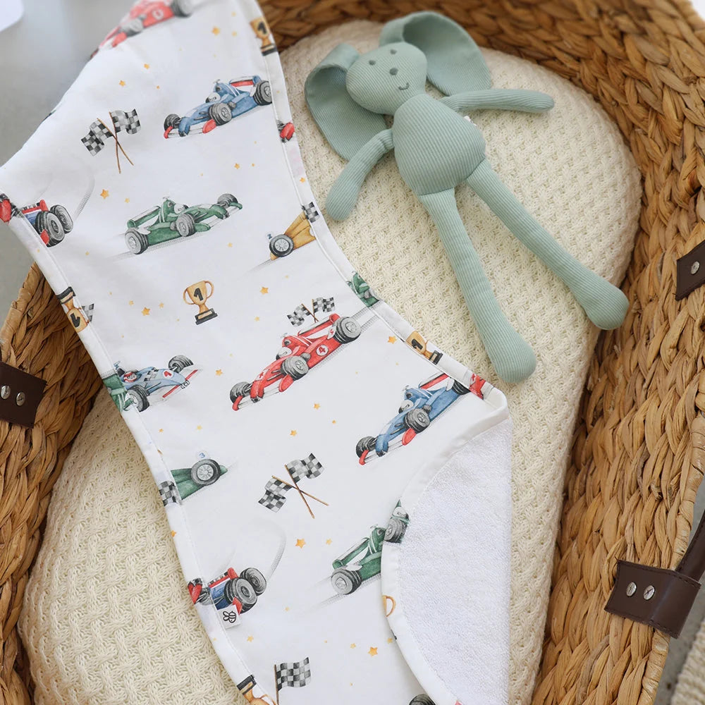 Little Racers Burp Cloth