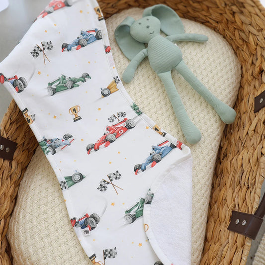 Little Racers Burp Cloth