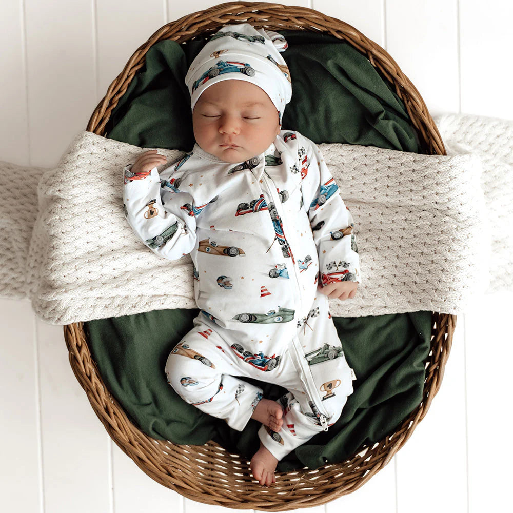 Little Racer Snugglesuit Convertible Romper