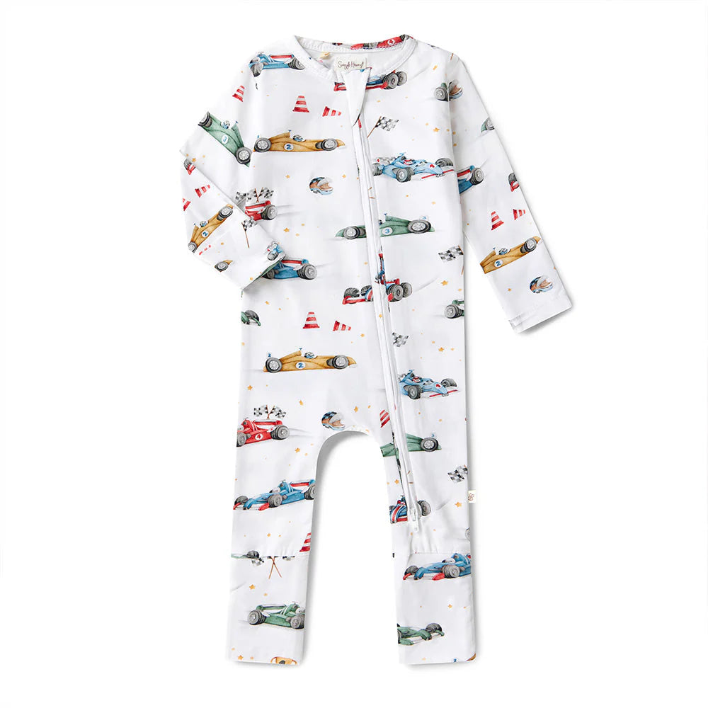 Little Racer Snugglesuit Convertible Romper