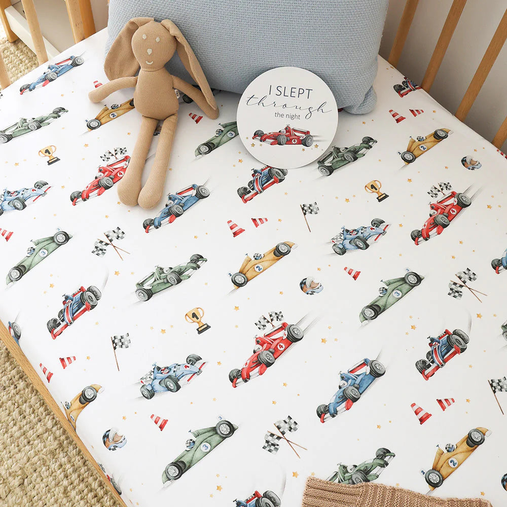 Little Racer Cot Sheet