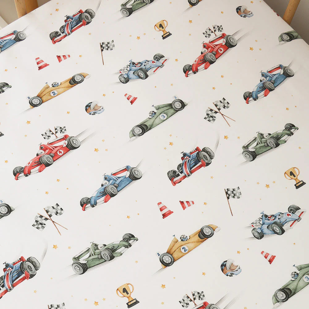 Little Racer Cot Sheet