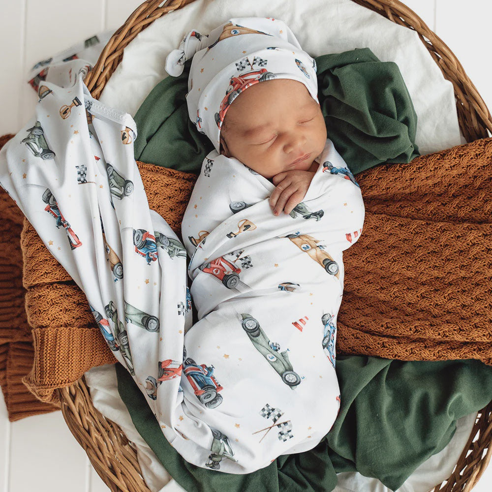 Little Racer Jersey Wrap Set