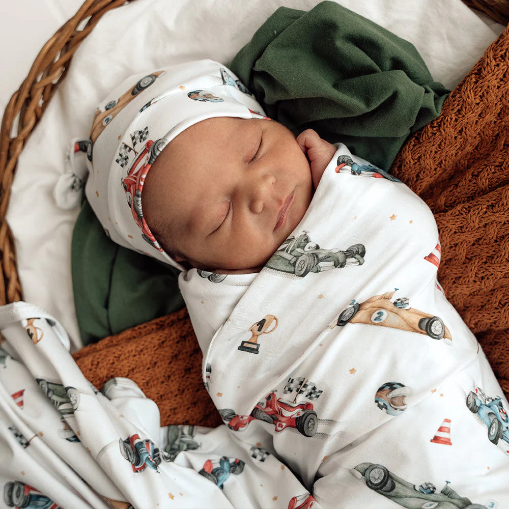 Little Racer Jersey Wrap Set