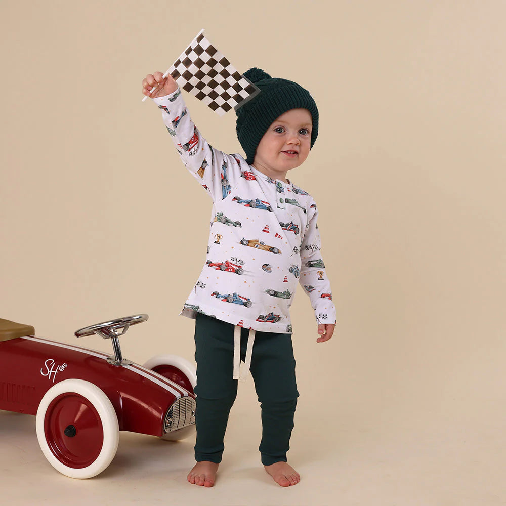 Little Racer Long Sleeve Top