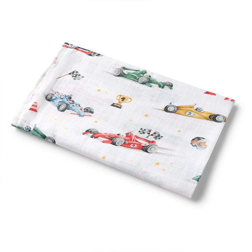 Little Racer Muslin Wrap